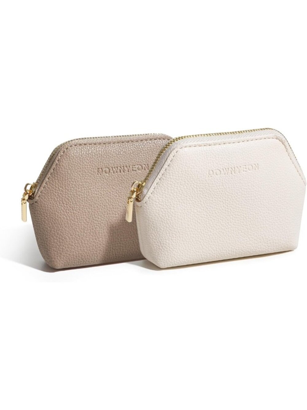 Mini Portable Makeup Bag - PU Leather Cosmetic Organizer for Travel & Purse